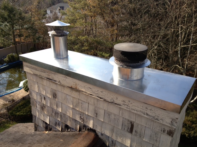 Chase cover manufactures and installed by Best Way Chimney